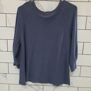 Tresics Long Sleeve Top in Slate Blue